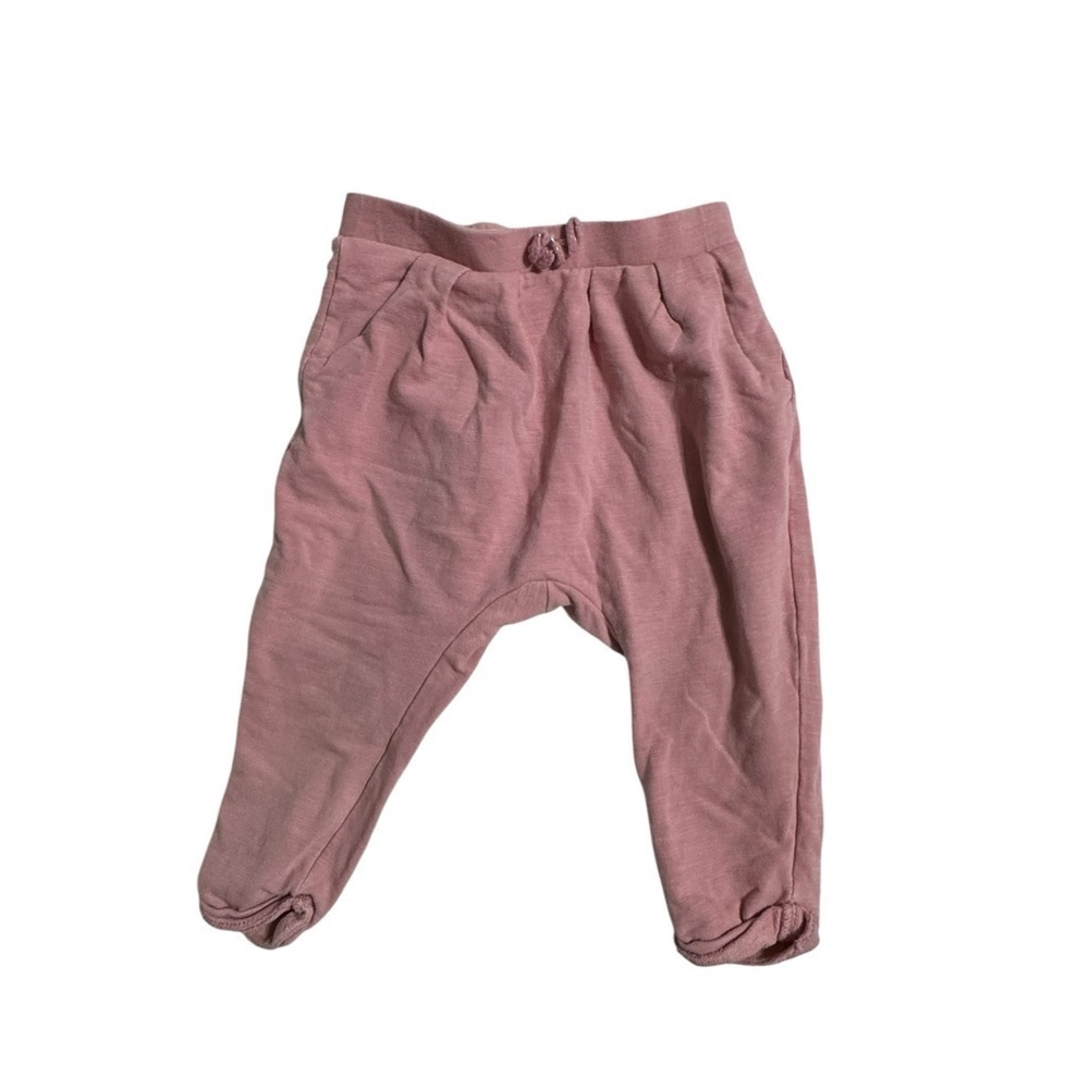 Zara Kids /baby pink Jogger Pants Size 9/12 months k32